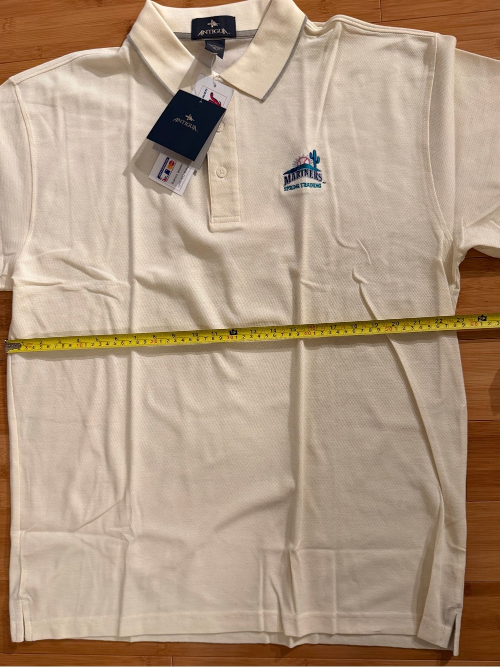 Seattle Mariners Antigua Spring Training Polo – MLB Authentic Collection – NWT - Picture 9 of 9